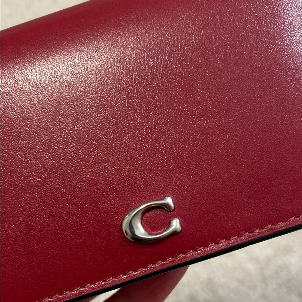 Coach Red Essential Wallet - Picture 3 of 14
